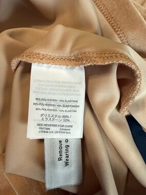 Madewell Beige Velvet top